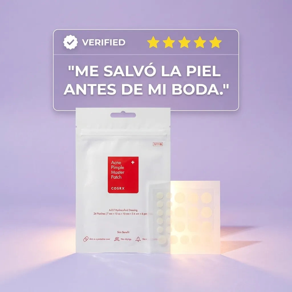 NoxPatch  "Acuéstate con un brote activo, despierta con la piel lisa y libre de pus."