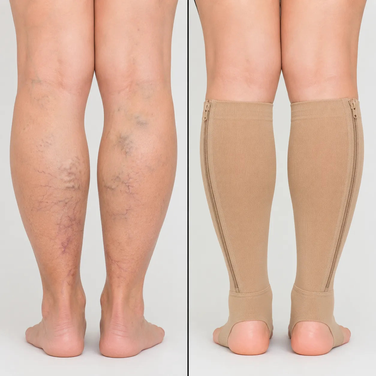 CalceTerapia™ | Fisioterapia portátil de Grado Médico que elimina la fatiga y la hinchazón de tus piernas paso a paso.