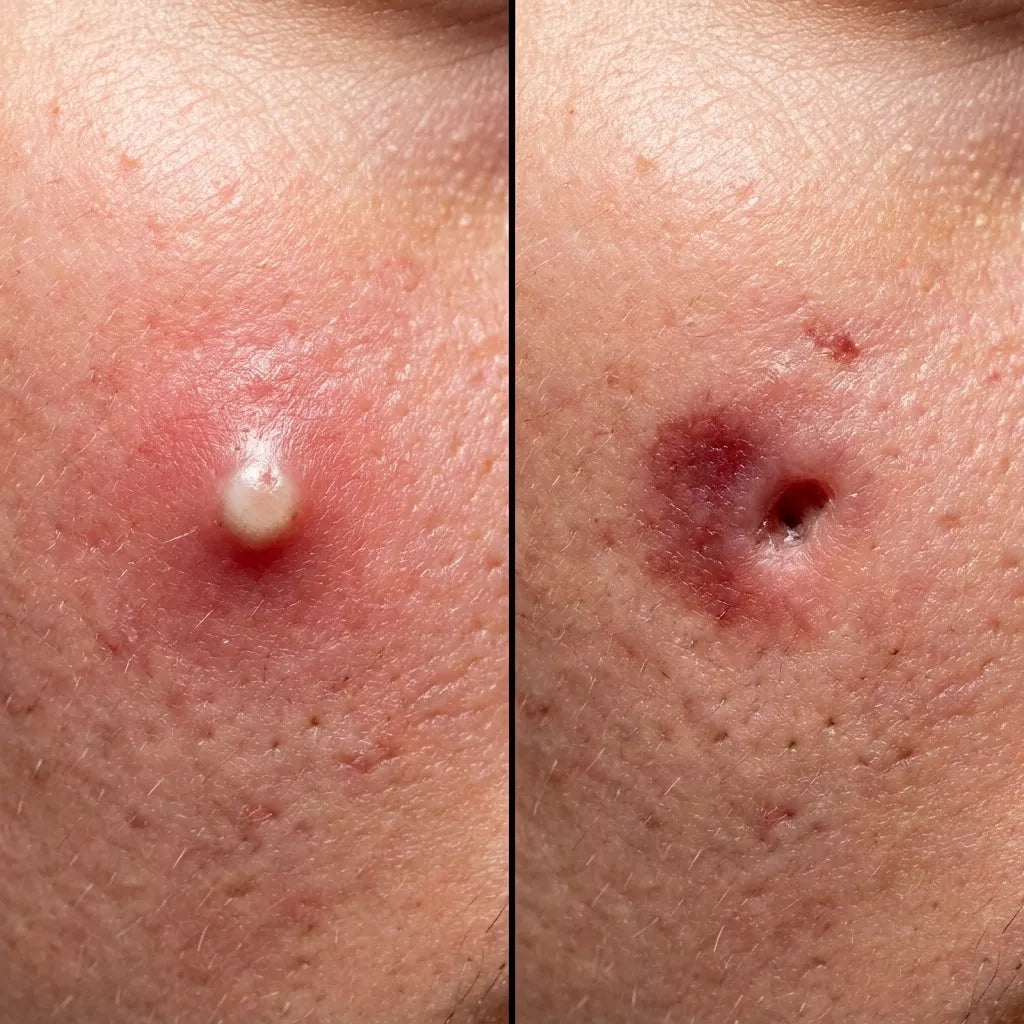 NoxPatch  "Acuéstate con un brote activo, despierta con la piel lisa y libre de pus."