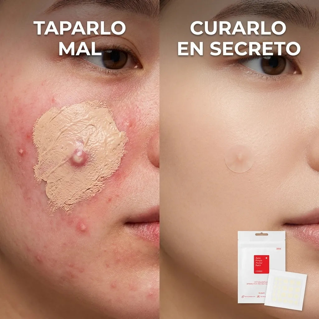 NoxPatch  "Acuéstate con un brote activo, despierta con la piel lisa y libre de pus."