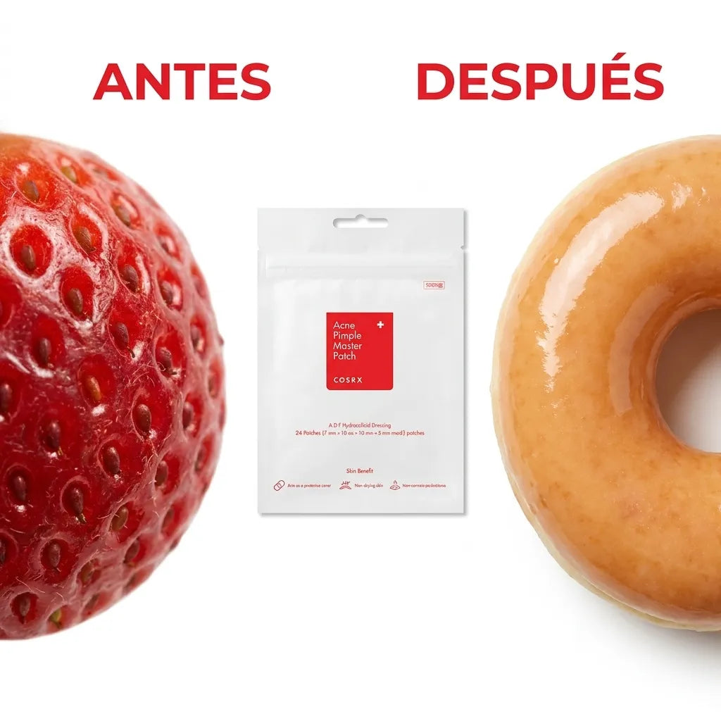 NoxPatch  "Acuéstate con un brote activo, despierta con la piel lisa y libre de pus."