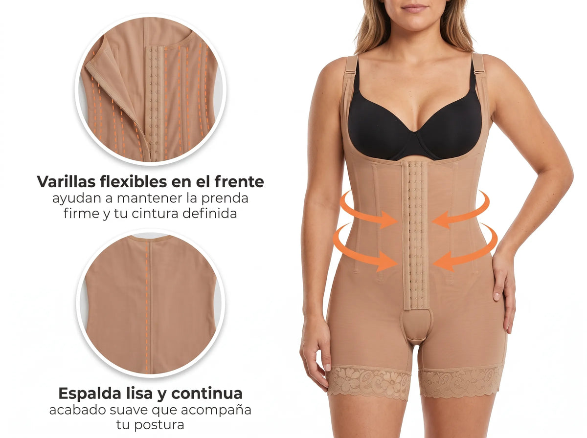 Faja Moldeadora Cintura Soñada Efecto Reloj De Arena Invisible