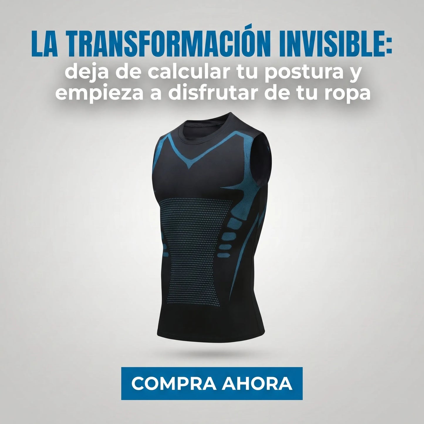 Camiseta Reductora — «Firmeza abdominal real, sin la sensación de estar encerrado dentro de una faja.»